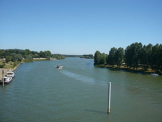 Saône in Tournus