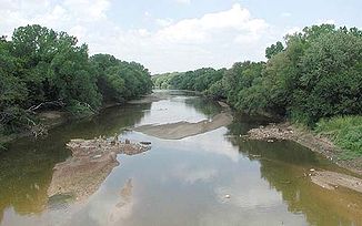 Der Fluss bei Tonkawa, Oklahoma