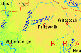 Verlauf von Dömnitz und Stepenitz