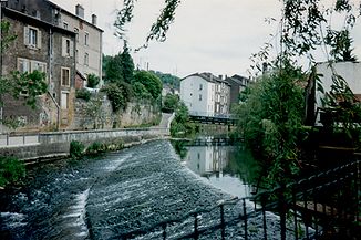 Chiers in Longuyon, Frankreich