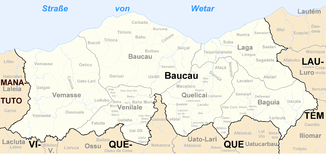 Der Vemasse fließt im Osten des Distrikts Baucau.