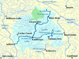 Einzugsgebiet des Thompson River