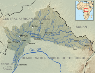 Flusssystem des Ubangi