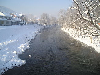 Vrbanja in Čelinac im Winter.
