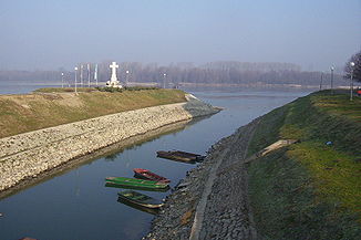 Vukovar, Ort an dem der Fluss in die Donau mündet