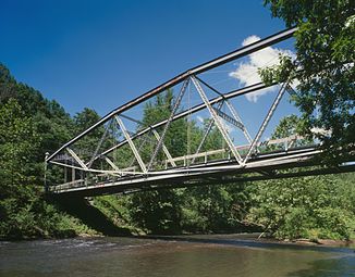 Die Waterville Bridge über den Oberlauf des Swatara Creeks im Swatara State Park