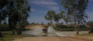 Cooper Creek bei Innamincka in der Strzelecki-Wüste in South Australia