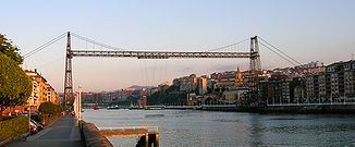 Die Puente Colgante („Hängende Brücke“) bei Portugalete
