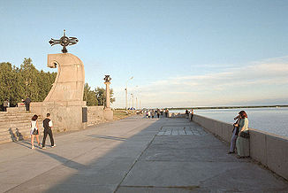 Dwina Ufer in Archangelsk