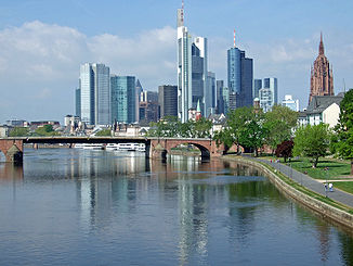 Der Main in Frankfurt