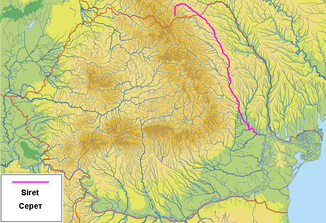 Der Sereth in der Ukraine und in Rumänien