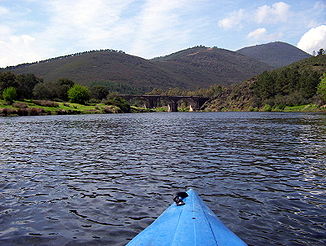 Río Alagón bei Sotoserrano