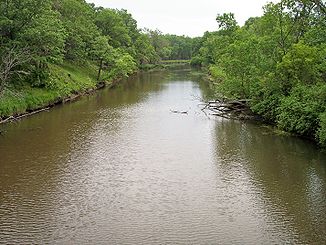 Der St. Francis River innerhalb des Sherburne National Wildlife Refuge (2007)