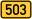 Bundesstraße 503 number.svg