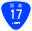 Japanese National Route Sign 0017.svg