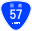Japanese National Route Sign 0057.svg