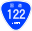 Japanese National Route Sign 0122.svg