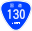 Japanese National Route Sign 0130.svg