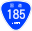 Japanese National Route Sign 0185.svg