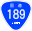 Japanese National Route Sign 0189.svg