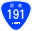 Japanese National Route Sign 0191.svg