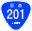Japanese National Route Sign 0201.svg
