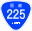 Japanese National Route Sign 0225.svg