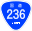 Japanese National Route Sign 0236.svg