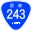 Japanese National Route Sign 0243.svg
