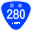 Japanese National Route Sign 0280.svg