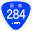 Japanese National Route Sign 0284.svg