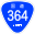 Japanese National Route Sign 0364.svg