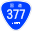Japanese National Route Sign 0377.svg