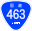 Japanese National Route Sign 0463.svg