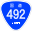 Japanese National Route Sign 0492.svg