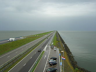 Abschlussdeich des IJsselmeeres