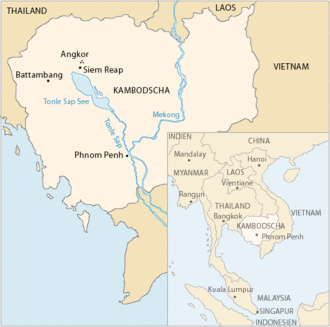 Karte von Tonle Sap (See)