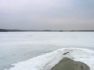 Bodominjärvi im Winter 2004