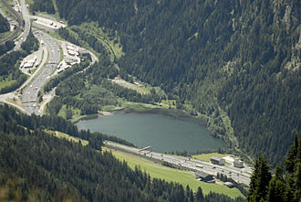 Der Brennersee von Süden