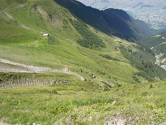 Aufstieg zum Güner Lückli von Duvin über die untere (1'852 m) und obere Alp Gretg (2'109 m)