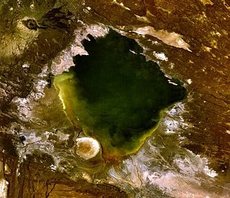 Satellitenbild des Abbe-See