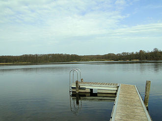 Badestelle am Finckener See