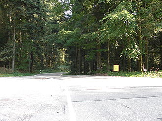 Passhöhe des Freiersberg, Blick Richtung Süden