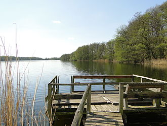 Woseriner See vom Ufer in Garder Mühle