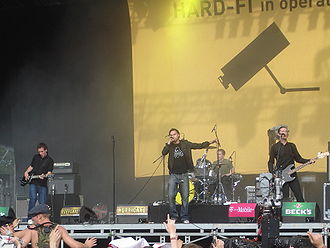 Hard-Fi beim Hurricane-Festival auf der Greenstage