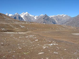 Blick vom Rohtang-Pass Richtung Nordosten (Central Lahul Massif)
