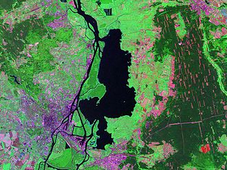 Satellitenbild des Dammschen Sees