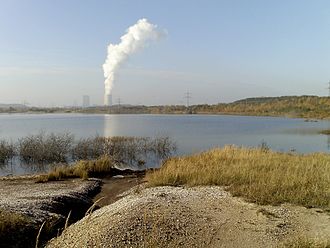 Kahnsdorfer See vom Nordostufer gesehen