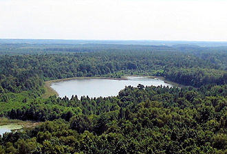 Kleiner Zillmannsee, Blick vom Käflingsbergturm