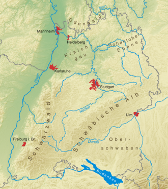 Karte Baden-Wuerttemberg physisch.png